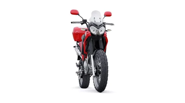 Легкий Туристичний Ендуро Мотоцикл Ілюстрація — стокове фото
