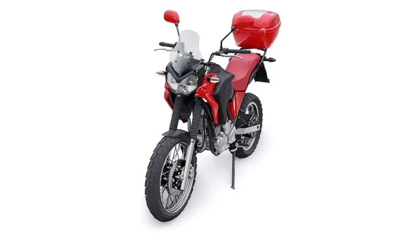 Leggero Enduro Turistico Moto Illustrazione — Foto Stock