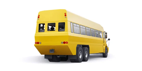 Schulbus Zur Beförderung Von Schulkindern Zur Schule Illustration — Stockfoto