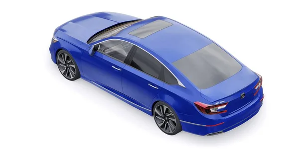 Tula Russland Januar 2022 Honda Accord 2020 Blaue Große Hybrid — Stockfoto
