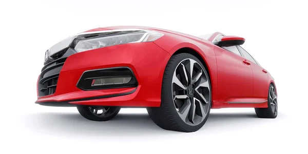 Tula Rusland Januari 2022 Honda Accord 2020 Rode Grote Hybride — Stockfoto