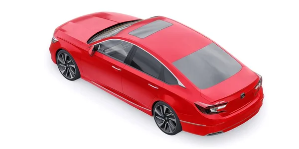 Tula Russland Januar 2022 Honda Accord 2020 Rote Große Hybrid — Stockfoto
