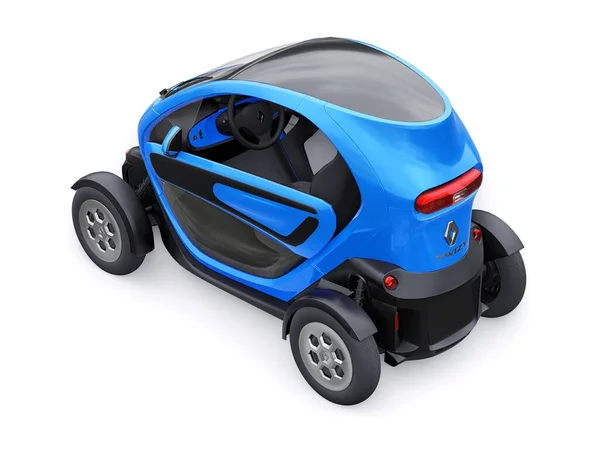 Tula Russia January 2022 Renault Twizy 2015 Blue Super Compact — Stock Photo, Image