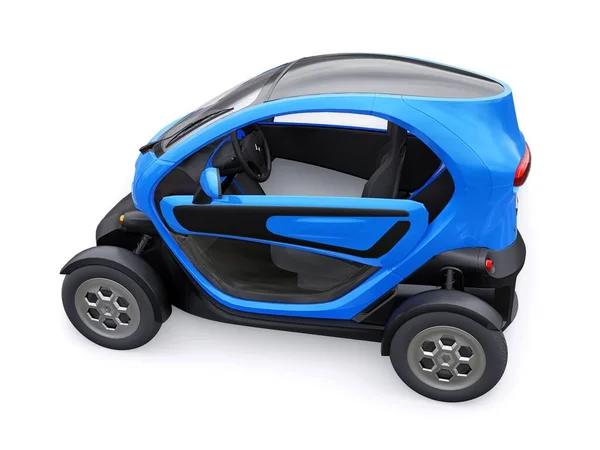 Тула Россия Января 2022 Renault Twizy 2015 Blue Super Компактный — стоковое фото