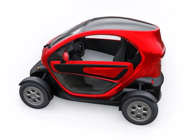 Тула Россия Января 2022 Renault Twizy 2015 Red Super Compact — стоковое фото