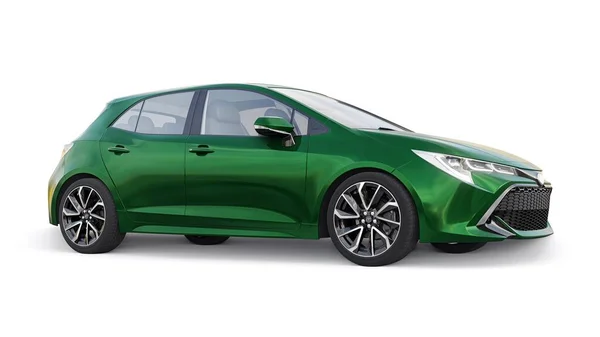 Tula Rússia Fevereiro 2022 Toyota Auris 2019 Green Compact Família — Fotografia de Stock