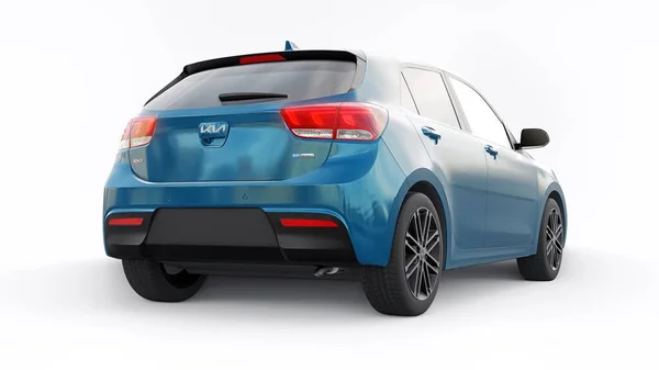 Tula Russia Febbraio 2022 Kia Rio 2021 Hatchback Familiare Urbano — Foto Stock