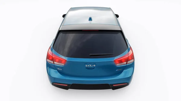 러시아 2022 Kia Rio 2021 도시에 가족들의 보호를 — 스톡 사진