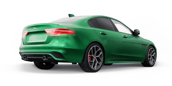 Tula Rússia Fevereiro 2022 Jaguar Dynamic 2020 Sedan Desportivo Green — Fotografia de Stock