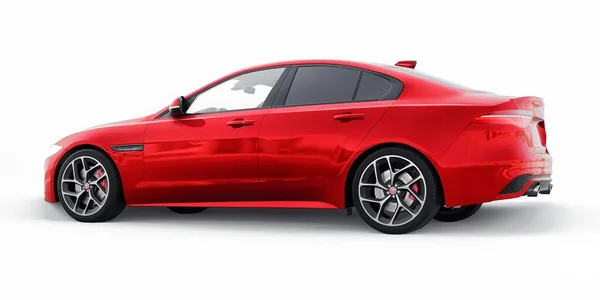 Tula Rússia Fevereiro 2022 Jaguar Dynamic 2020 Sedan Desportivo Red — Fotografia de Stock