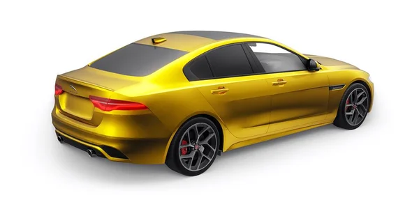 Tula Rússia Fevereiro 2022 Jaguar Dynamic 2020 Amarelo Premium Esportes — Fotografia de Stock