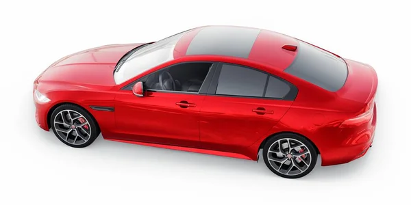 Tula Rusia Febrero 2022 Jaguar Dynamic 2020 Red Premium Sedán — Foto de Stock