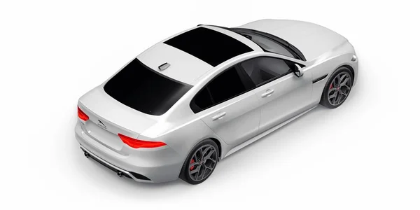 Tula Russland Februar 2022 Jaguar Dynamic 2020 Weiße Premium Sportlimousine — Stockfoto