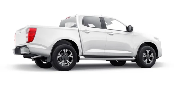 Mid Size Moderne Pickup Lastbil Illustration - Stock-foto