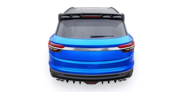 运动型小型车Suv 3D渲染说明 — 图库照片