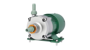 Su pompası. 3d canlandırma çizimi.