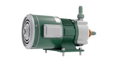 Su pompası. 3d canlandırma çizimi.