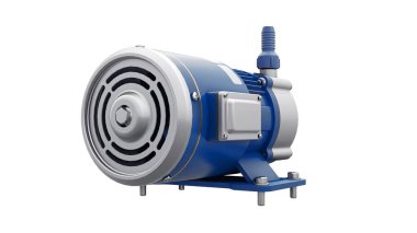 Su pompası. 3d canlandırma çizimi.