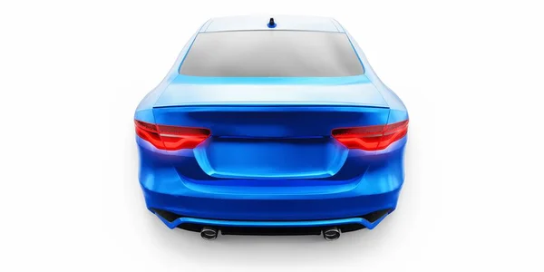 Niebieski Sedan Sportowy Premium Ilustracja — Zdjęcie stockowe
