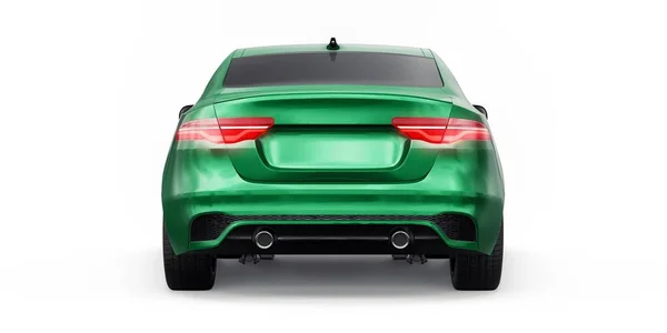 Groene Premium Sportauto Illustratie — Stockfoto