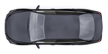 Tula, Rusya. 30 Ocak 2022: Toyota Avalon 2020. İş ve aile için büyük siyah bir sedan. 3B illüstrasyon.