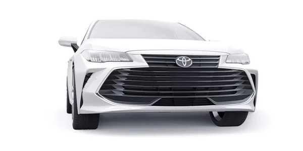 Toula Russie Janvier 2022 Toyota Avalon 2020 Berline Blanche Grande — Photo