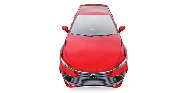 Тула Россия Января 2022 Toyota Avalon 2020 Красный Большой Бизнес — стоковое фото