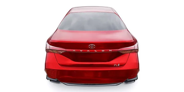 Тула Россия Января 2022 Toyota Avalon 2020 Красный Большой Бизнес — стоковое фото