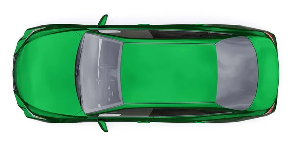 俄罗斯 2022年1月30日 丰田Avalon 2020 为工作和家庭提供绿色的大型商业轿车 3D插图 — 图库照片