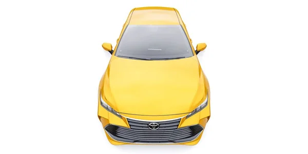 Tula Rússia Janeiro 2022 Toyota Avalon 2020 Amarelo Sedan Grande — Fotografia de Stock