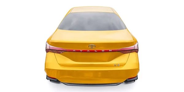 Тула Россия Января 2022 Toyota Avalon 2020 Желтый Большой Бизнес — стоковое фото