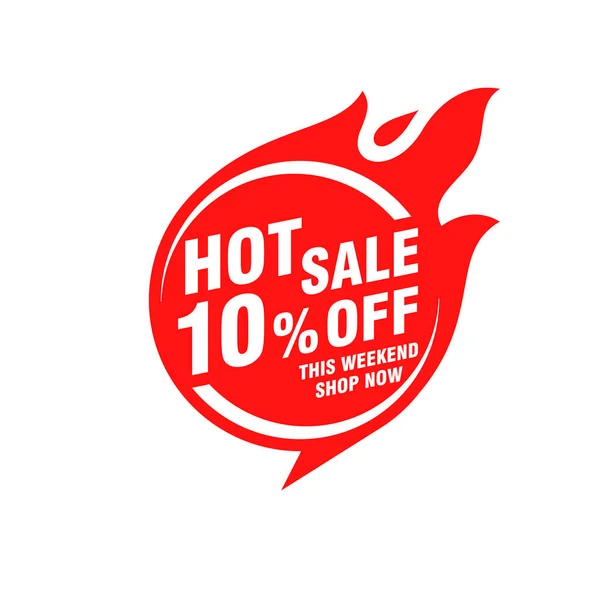 Hot Sale etiket indirimi% 10 indirimli promosyon pankartı özel teklif etiketi etiket etiketi