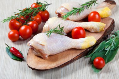 sebzeler çiğ tavuk uyluk - raw - tavuk