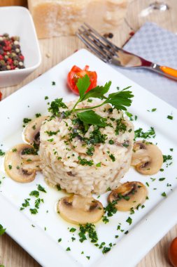mantar ile pirinç