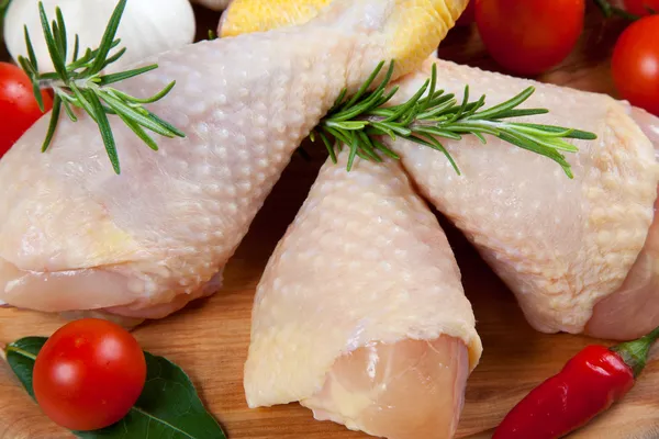 sebzeler çiğ tavuk uyluk - raw - tavuk