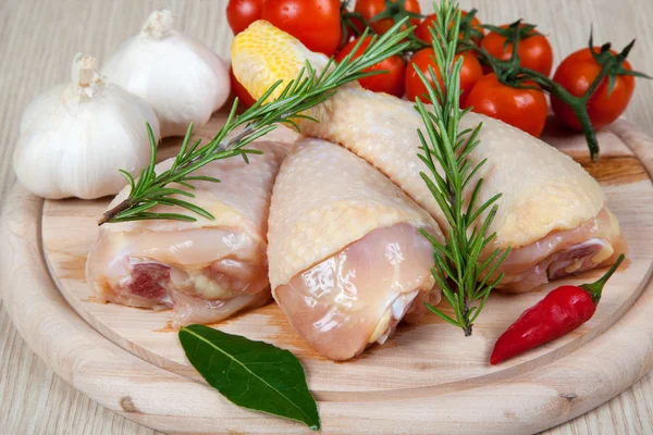 sebzeler çiğ tavuk uyluk - raw - tavuk