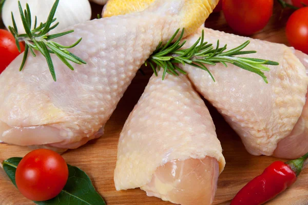 sebzeler çiğ tavuk uyluk - raw - tavuk