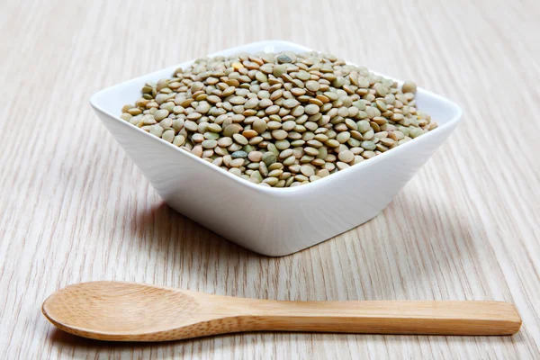 Lentils in a bowl — Stock Photo, Image