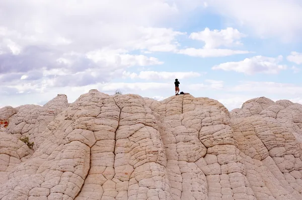 Poche blanche sur le plateau de la Paria — Photo