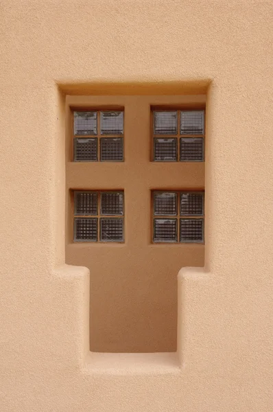 Skleněné cihly okno — Stock fotografie