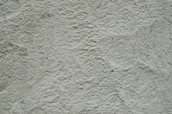 Old White Relief Cement Plaster Wall Close — Stock Photo, Image