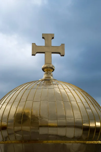 Golden Dome Orthodox Church Bulgaria Europ — Stockfoto