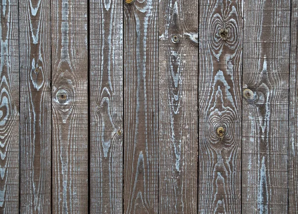 Old Brown Painted Wooden Wall Closeu — Stock Photo, Image