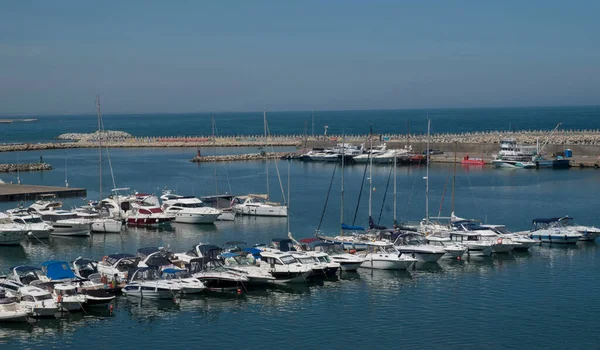 Яхт Порт Констанца Румыния Солнечный День — стоковое фото