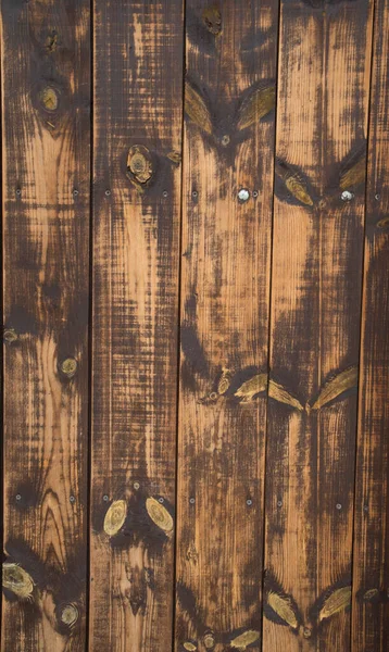 New Brown Wooden Wall Closeu — Zdjęcie stockowe