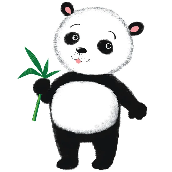 Vicces panda — Stock Vector