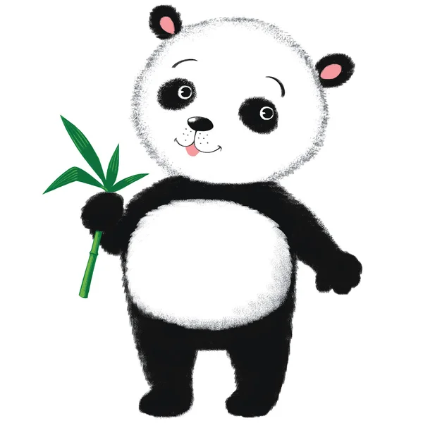 Funny panda — Stock Vector