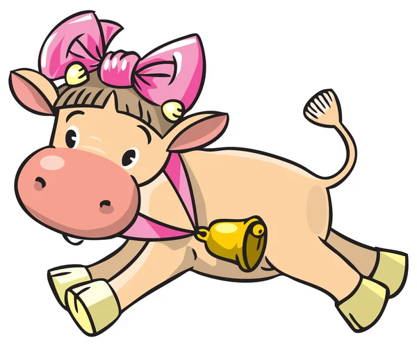 Baby cow — Stock Vector