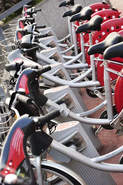 Fahrradabstellplätze — Stockfoto