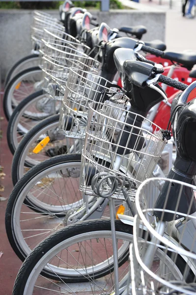 Estacionamento de bicicleta — Fotografia de Stock